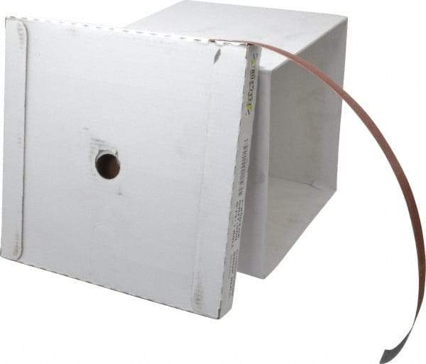 Tru-Maxx - 1" x 50 Yd 500 Grit Aluminum Oxide Cloth Roll - Super Fine Grade, J Weighted Backing - Benchmark Tooling