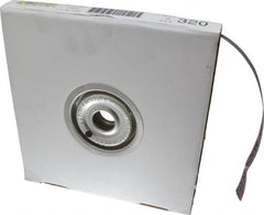 Tru-Maxx - 1" x 50 Yd 320 Grit Aluminum Oxide Cloth Roll - Extra Fine Grade, J Weighted Backing - Benchmark Tooling