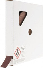 Tru-Maxx - 1" x 50 Yd 240 Grit Aluminum Oxide Cloth Roll - Very Fine Grade, J Weighted Backing - Benchmark Tooling