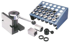 Import - 24 Piece, 1/16" to 1-1/16" Capacity, 5C Round Collet Set - Exact Industrial Supply