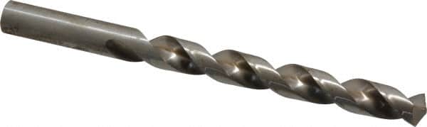 Interstate - 29/64" 140° High Speed Steel Jobber Drill - Bright Finish, Right Hand Cut, Spiral Flute, Straight Shank, 5-5/8" OAL, Standard Point - Benchmark Tooling