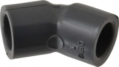 Value Collection - 1/4" PVC Plastic Pipe 45° Elbow - Schedule 80, Slip End Connections - Benchmark Tooling