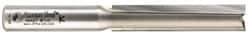 Amana Tool - 1/2" Diam, 1/2" Shank Diam, 2-1/2" Length of Cut, 2 Flute Straight Plunge Router Bit - 4-1/2" Overall Length, Carbide Tipped - Benchmark Tooling