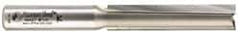 Amana Tool - 1/2" Diam, 1/2" Shank Diam, 2-1/2" Length of Cut, 2 Flute Straight Plunge Router Bit - 4-1/2" Overall Length, Carbide Tipped - Benchmark Tooling