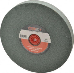 Camel Grinding Wheels - 80 Grit Silicon Carbide Bench & Pedestal Grinding Wheel - 8" Diam x 1" Hole x 1" Thick, 3600 Max RPM, I Hardness, Medium Grade , Vitrified Bond - Benchmark Tooling