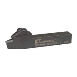 Kennametal - DVVN, Neutral Cut, 0° Lead Angle, 3/4" Shank Height x 3/4" Shank Width, Negative Rake Indexable Turning Toolholder - 5" OAL, VN..33. Insert Compatibility, Series Kenclamp - Benchmark Tooling