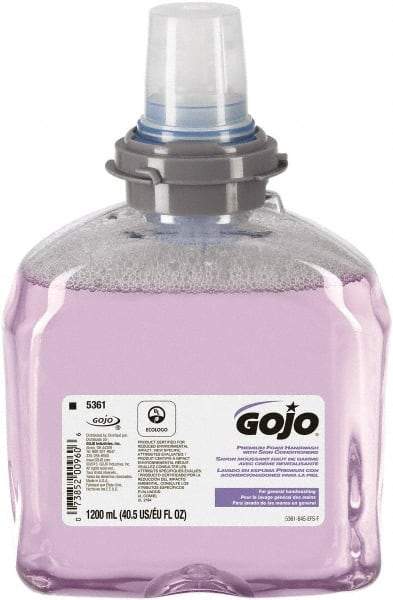 GOJO - 1,200 mL Dispenser Refill Foam Hand Cleaner - General Duty, Purple, Cranberry Scent - Benchmark Tooling