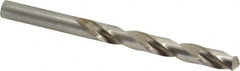 Interstate - 27/64" 118° High Speed Steel Jobber Drill - Bright Finish, Right Hand Cut, Spiral Flute, Straight Shank, 5-3/8" OAL, Standard Point - Benchmark Tooling