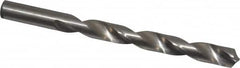 Interstate - 7/16" 118° High Speed Steel Jobber Drill - Bright Finish, Right Hand Cut, Spiral Flute, Straight Shank, 5-1/2" OAL, Standard Point - Benchmark Tooling