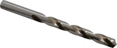 Interstate - Letter U 118° High Speed Steel Jobber Drill - Bright Finish, Right Hand Cut, Spiral Flute, Straight Shank, 5" OAL, Standard Point - Benchmark Tooling