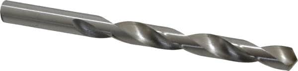 Interstate - Letter X 118° High Speed Steel Jobber Drill - Bright Finish, Right Hand Cut, Spiral Flute, Straight Shank, 5-1/8" OAL, Standard Point - Benchmark Tooling