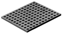 Mason Ind. - 18" Long x 18" Wide x 5/16" Thick, Neoprene, Machinery Leveling Pad & Mat - 19,440 Lb Max Load, Black - Benchmark Tooling