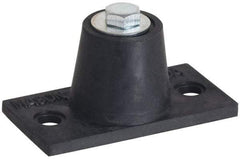 Mason Ind. - 1/2-13 Bolt Thread, 6-1/4" Long x 4" Wide x 2-3/4" High Stud Mount Leveling Pad & Mount - 2,300 Max Lb Capacity, 3-3/8" Base Diam - Benchmark Tooling