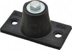 Mason Ind. - 5/16-18 Bolt Thread, 3-3/16" Long x 1-5/8" Wide x 1-1/2" High Stud Mount Leveling Pad & Mount - 45 Max Lb Capacity, 1-1/4" Base Diam - Benchmark Tooling