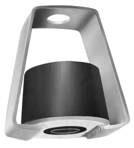 Mason Ind. - 325 to 650 Lb Capacity, 0.2 to 0.4" Deflection, HDB, Vibration Control Hanger - 3-1/4" Long x 4-1/4" Wide x 4-1/2" High x 3-1/4" Deep, 3/4" Max Rod Diam, 3" Lower Rod Penetration, Yellow - Benchmark Tooling