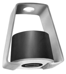 Mason Ind. - 190 to 380 Lb Capacity, 0.2 to 0.4" Deflection, HDB, Vibration Control Hanger - 3-1/4" Long x 4-1/4" Wide x 4-1/2" High x 3-1/4" Deep, 3/4" Max Rod Diam, 3" Lower Rod Penetration, White - Benchmark Tooling