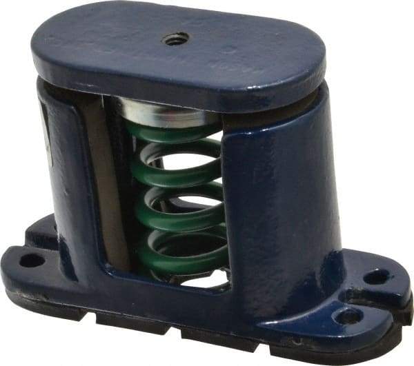 Mason Ind. - 3/8 x 4 Bolt Thread, 4" Long x 2-1/8" Wide x 4-1/2" High Stud Mount Leveling Pad & Mount - 400 Max Lb Capacity - Benchmark Tooling