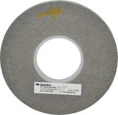 3M - 8" Diam, 1/2" Face Width, 3" Center Hole, Fine Grade, Silicon Carbide Deburring Wheel - Convolute, Hard Density 9 Grade, 4,500 RPM - Benchmark Tooling