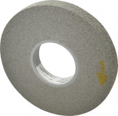 3M - 8" Diam, 1" Face Width, 3" Center Hole, Medium Grade, Silicon Carbide Deburring Wheel - Convolute, Hard Density 8 Grade, 4,500 RPM - Benchmark Tooling