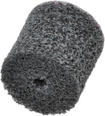 3M - 1" Diam, 1" Face Width, 3/16" Center Hole, Fine Grade, Silicon Carbide Deburring Wheel - Unitized, Soft Density 2 Grade, 30,100 RPM - Benchmark Tooling