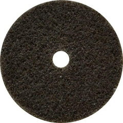 3M - 1-1/2" Diam, 1/8" Face Width, 3/16" Center Hole, Medium Grade, Aluminum Oxide Deburring Wheel - Unitized, Hard Density 6 Grade, 30,100 RPM - Benchmark Tooling