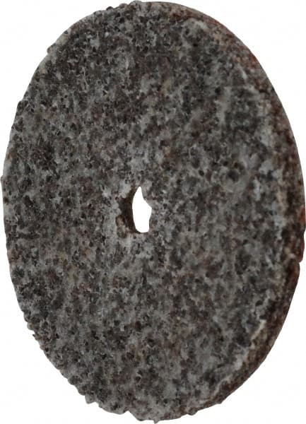 3M - 1-1/2" Diam, 1/8" Face Width, 3/16" Center Hole, Coarse Grade, Aluminum Oxide Deburring Wheel - Unitized, Hard Density 8 Grade, 30,100 RPM - Benchmark Tooling