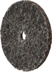 3M - 1-1/2" Diam, 1/8" Face Width, 3/16" Center Hole, Coarse Grade, Aluminum Oxide Deburring Wheel - Unitized, Hard Density 8 Grade, 30,100 RPM - Benchmark Tooling