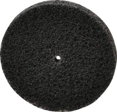 3M - 2" Diam, 1/4" Face Width, 1/8" Center Hole, Fine Grade, Silicon Carbide Deburring Wheel - Unitized, Soft Density 2 Grade, 16,100 RPM - Benchmark Tooling