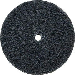 3M - 2" Diam, 1/4" Face Width, 3/16" Center Hole, Fine Grade, Silicon Carbide Deburring Wheel - Unitized, Soft Density 2 Grade, 16,100 RPM - Benchmark Tooling