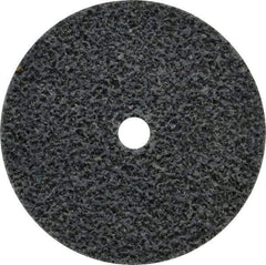 3M - 2" Diam, 1/4" Face Width, 1/4" Center Hole, Medium Grade, Aluminum Oxide Deburring Wheel - Unitized, Soft Density 2 Grade, 16,100 RPM - Benchmark Tooling