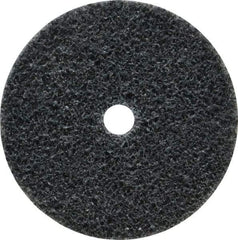 3M - 2" Diam, 1/4" Face Width, 1/4" Center Hole, Fine Grade, Silicon Carbide Deburring Wheel - Unitized, Soft Density 2 Grade, 16,100 RPM - Benchmark Tooling