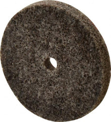 3M - 2" Diam, 1/4" Face Width, 1/4" Center Hole, Coarse Grade, Aluminum Oxide Deburring Wheel - Unitized, Hard Density 8 Grade, 22,100 RPM - Benchmark Tooling