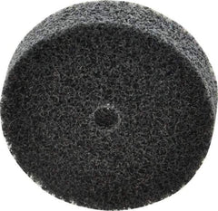 3M - 2" Diam, 1/2" Face Width, 1/4" Center Hole, Fine Grade, Silicon Carbide Deburring Wheel - Unitized, Soft Density 2 Grade, 16,100 RPM - Benchmark Tooling
