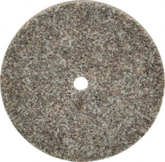 3M - 3" Diam, 1/4" Face Width, 1/4" Center Hole, Coarse Grade, Aluminum Oxide Deburring Wheel - Unitized, Hard Density 8 Grade, 18,100 RPM - Benchmark Tooling