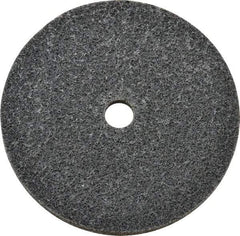 3M - 3" Diam, 1/4" Face Width, 3/8" Center Hole, Fine Grade, Silicon Carbide Deburring Wheel - Unitized, Hard Density 6 Grade, 18,100 RPM - Benchmark Tooling