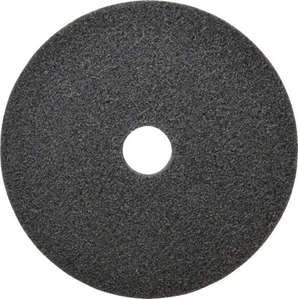 3M - 6" Diam, 1/2" Face Width, 1" Center Hole, Medium Grade, Aluminum Oxide Deburring Wheel - Unitized, Soft Density 2 Grade, 4,500 RPM - Benchmark Tooling