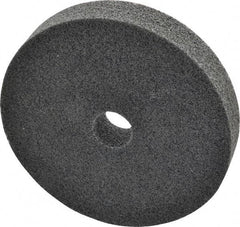 3M - 6" Diam, 1" Face Width, 1" Center Hole, Fine Grade, Silicon Carbide Deburring Wheel - Unitized, Soft Density 2 Grade, 5,000 RPM - Benchmark Tooling