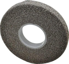 3M - 8" Diam, 1" Face Width, 3" Center Hole, Fine Grade, Silicon Carbide Deburring Wheel - Convolute, Soft Density 2 Grade, 4,500 RPM - Benchmark Tooling