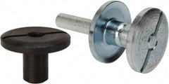 3M - 1/4" Shank Diam Unitized Deburring Wheel Mandrel - Compatible with 2" - 4" Diam x 3/4" Wide x 3/8" Hole Deburring Wheels - Benchmark Tooling