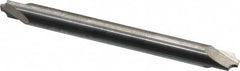 Accupro - 0.055" Radius, 3/16" Mill Diam, 2 Flute Solid Carbide Corner Rounding End Mill - Double End, Uncoated, 2" OAL, 3/16" Shank Diam - Benchmark Tooling