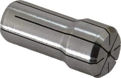 Kennametal - 0.0591 Inch, 0.7 to 1.5 mm Collet Capacity, Series DA200 Double Angle Collet - 1-3/16 Inch Overall Length, 0.539 Inch Overall Diameter, 0.001 Inch TIR - Exact Industrial Supply