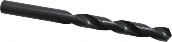 Interstate - 13/32" 118° High Speed Steel Jobber Drill - Oxide Finish, Right Hand Cut, Spiral Flute, Straight Shank, 5-1/4" OAL, Standard Point - Benchmark Tooling