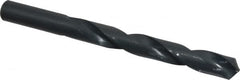 Interstate - 21/32" 118° High Speed Steel Jobber Drill - Oxide Finish, Right Hand Cut, Spiral Flute, Straight Shank, 7-1/8" OAL, Standard Point - Benchmark Tooling