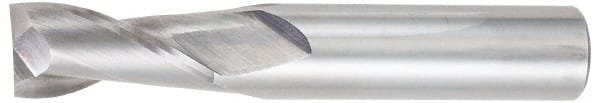 OSG - 15/32", 1" LOC, 1/2" Shank Diam, 3" OAL, 2 Flute, Solid Carbide Square End Mill - Benchmark Tooling