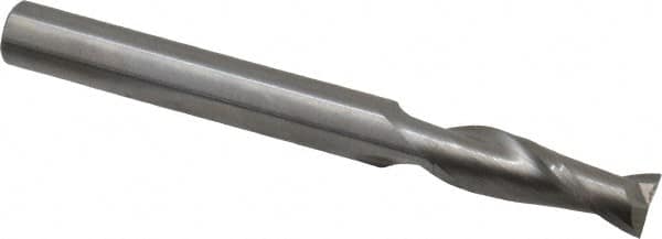 OSG - 23/64", 7/8" LOC, 3/8" Shank Diam, 2-1/2" OAL, 2 Flute, Solid Carbide Square End Mill - Single End, TiAlN Finish, Spiral Flute, 30° Helix, Centercutting, Right Hand Cut, Right Hand Flute, Series 402 - Benchmark Tooling