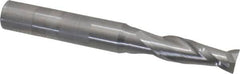 OSG - 17/64", 3/4" LOC, 5/16" Shank Diam, 2-1/2" OAL, 2 Flute, Solid Carbide Square End Mill - Single End, Uncoated, Spiral Flute, 30° Helix, Centercutting, Right Hand Cut, Right Hand Flute, Series 402 - Benchmark Tooling