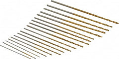 Interstate - 118° Point, TiN Finish, High Speed Steel Jobber Length Drill Bit Set - Benchmark Tooling