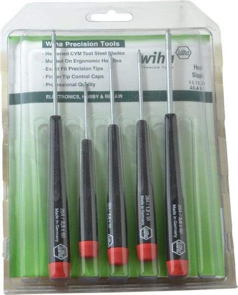 Wiha - 5 Piece, Hex Driver Set - Hex - Benchmark Tooling