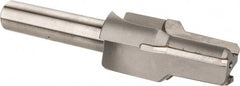 Scientific Cutting Tools - 0.725" Diam, 0.67" Small End Diam, 1/2" Straight Shank, 1-7/8" Flute, Taper Pipe Reamer - Benchmark Tooling