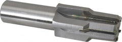 Scientific Cutting Tools - 1.173" Diam, 1.107" Small End Diam, 1" Straight Shank, 2.56" Flute, Taper Pipe Reamer - Benchmark Tooling